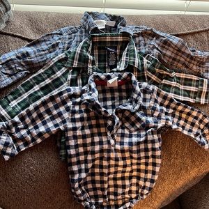 Long sleeve flannels (3)